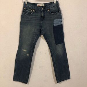 Levi's 511 Slim Patchwork Distressed Denim Jeans
